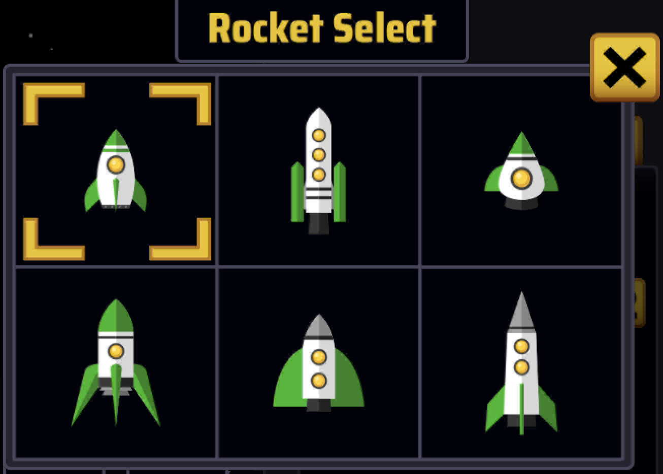 Draftkings Raketenauswahl